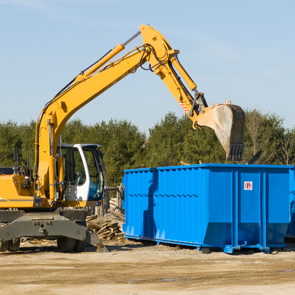 are there any restrictions on where a residential dumpster can be placed in Bay Point CA